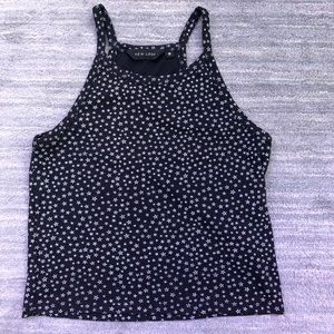“New Look” Star Print Halter Top